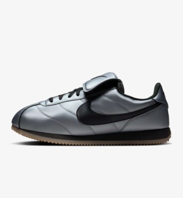 Nike Cortez SE Metallic Cool Grey Gum Dark Brown Black HQ3490-099 Men Sneakers