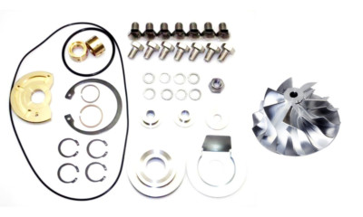 Upgrade 360 Thrust Bearing S300 S300W Turbo Repair Kit + Billet Compressor Wheel