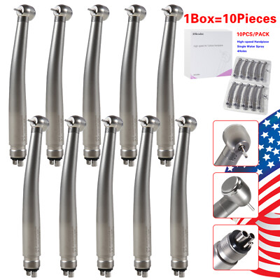 10x NSK PANA MAX Style Dental High Speed Handpiece Push Button 4Hole Air Turbine