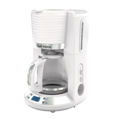 Russell Hobbs 24390 Inspire White Coffee Maker 220 Volts Export - Main Image