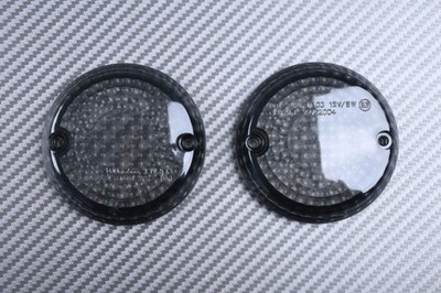 Cabochons / Blinkerabdeckungen vorne geraucht für Yamaha XV / XVR 950 BOLT 2014-17