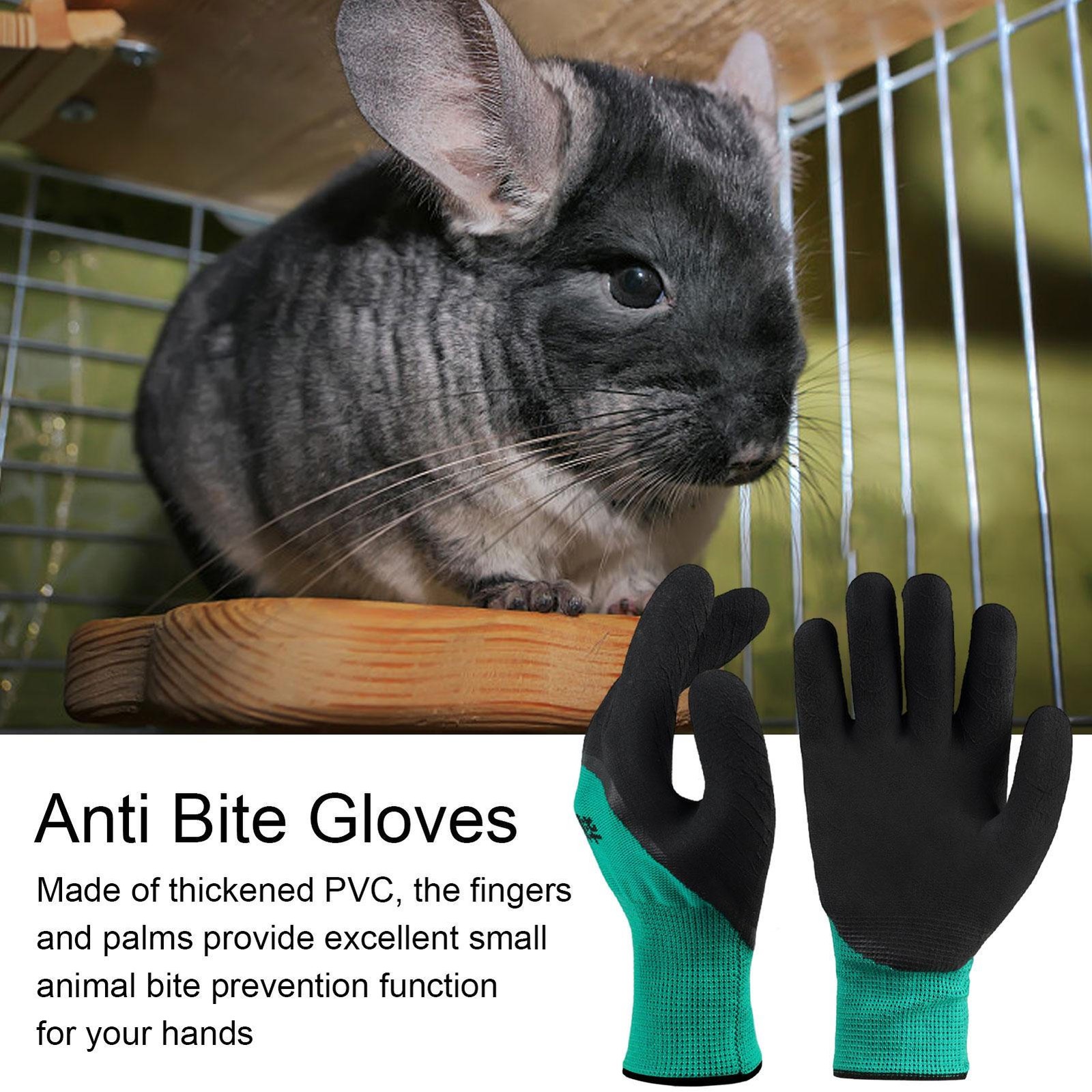 Training Anti-Bite Gloves Animal Handling Chew Protective Gloves Dog Cat Parrot