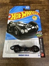 🔥M Case HOT WHEELS MASERATI TIPO 61/250 White HW STARTING GRID 9/10  2026 🔥🏁