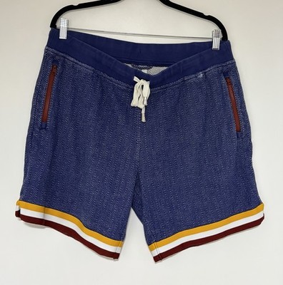 Chubbies Men s Blue The Hook Shots Cotton Courtside Short Size XL