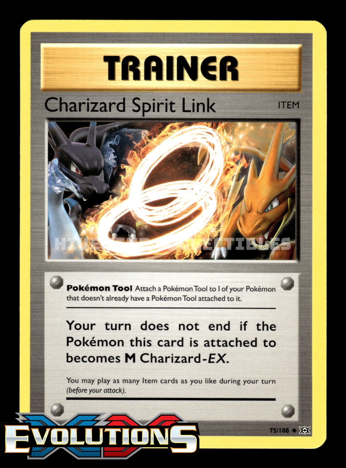 Charizard Spirit Link 75/108 XY Evolutions Non Holo Pokemon Card