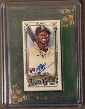Ryan Bliss 2025 Allen & Ginter Topps Certified Autograph Issue 46/50