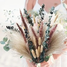 Bohemian Style Dried Bouquet 100pcs   Rustic Decor for Weddings
