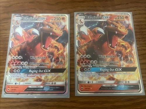 1 x Pokémon TCG Charizard GX Holo Ultra Rare Burning Shadows 20/147 + NEAR MINT!
