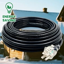 MAXKOSKO 9 Ft Self-Regulating Heating Cable for Roof Snow Melting, 7W/Ft 120V