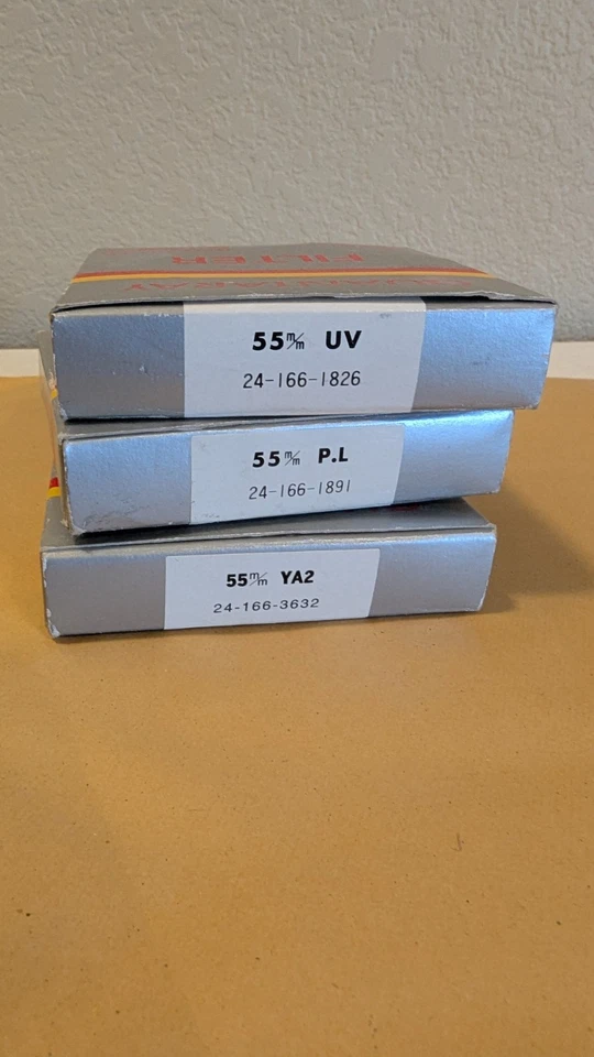 Quantaray 55mm UV, YA2 & P.L Filter Set New In Box - Image 2 of 4