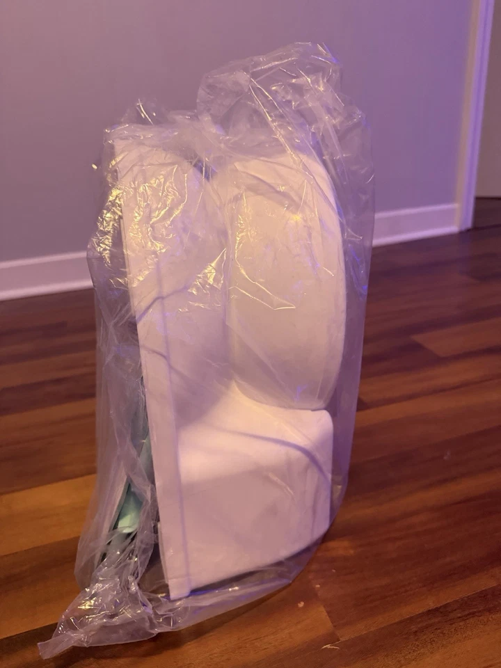 Inodoro de entrenamiento para ir al baño azul para niños pequeños con mango de sonido de lavado asiento de silla de bebé 1a3y  Foto 2 de 4