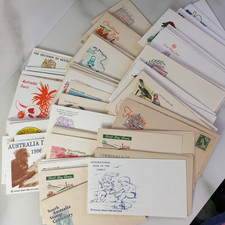 Australia FDC x97 no stamp only 1950s to 80s  WCS and Royal mix mostly  #5 BN9