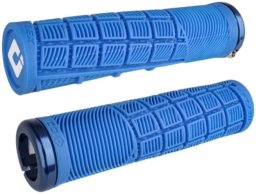 ODI Reflex V21 Grips - WhiteBlue Lock-On 5790₽