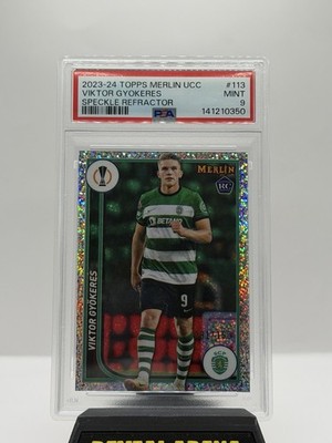 2023-24 Topps Merlin - Viktor Gyokeres #113 Speckle Refractor /150 (RC) ARSENAL