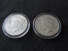 1922 & 1922-D Silver Peace Dollars (XF-Lot of 2)