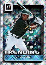 2022 Donruss #T-8 Oneil Cruz Trending Diamond