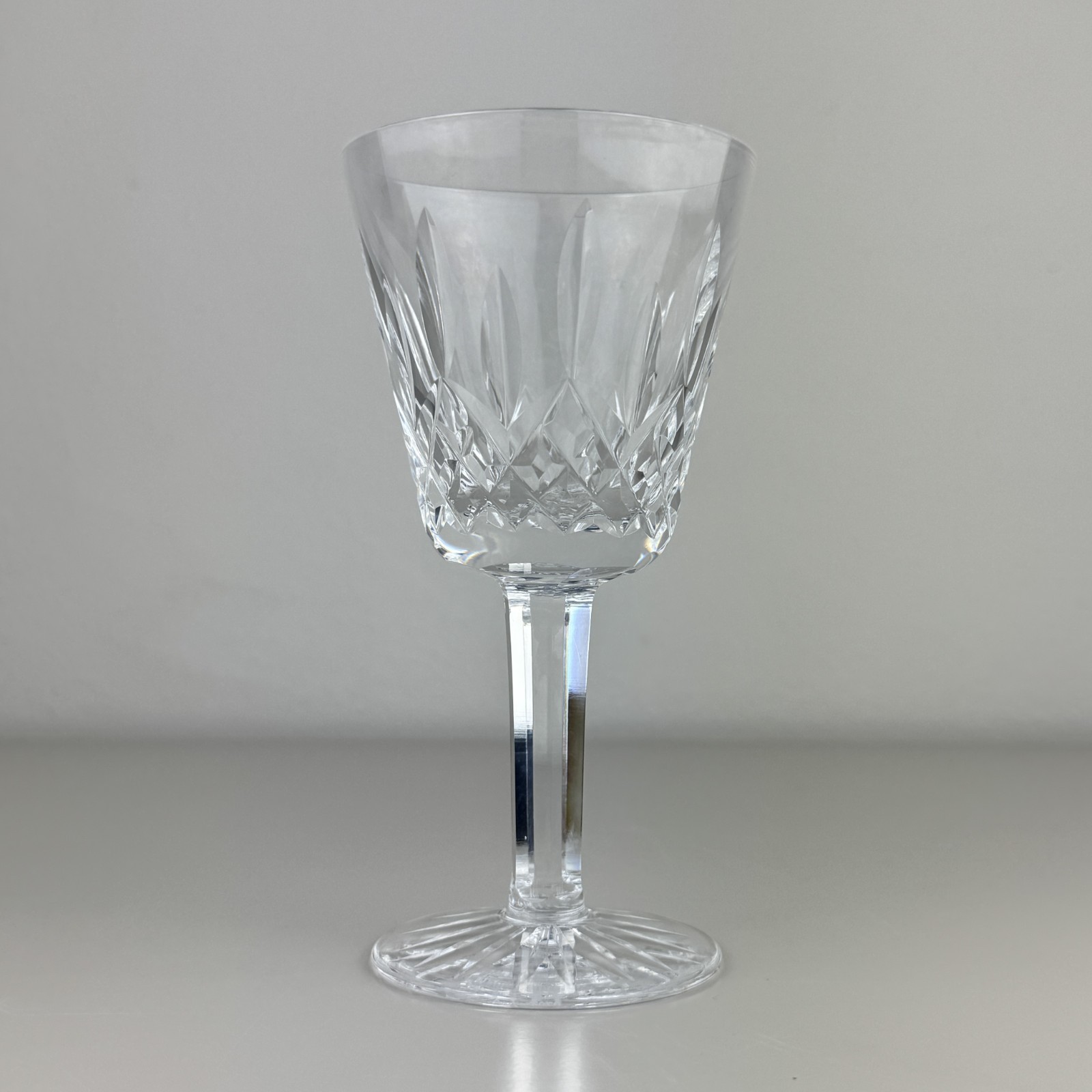 Set Of 6 WATERFORD Crystal LISMORE Claret Wine Glasses 5 7/8" 4.5 oz EUC