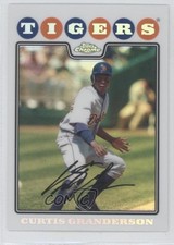 2008 Topps Chrome Refractor Curtis Granderson #151 0a1