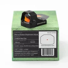 Swampfox Sentinel RMSc Manual Micro Red DOT 1x16mm 3MOA Reflex Sight SNL00116