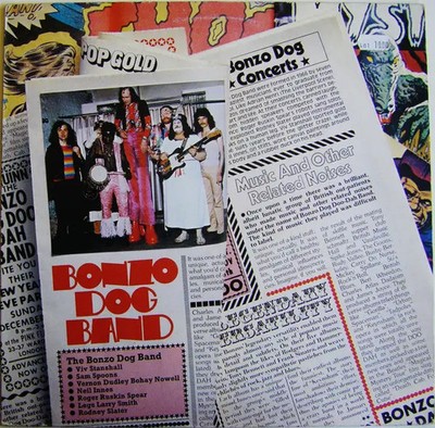 Bonzo Dog Doo-Dah Band Pop Gold United Artists Records Vinyl LP