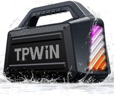 Bluetooth Speaker - 80W Loud Rugged Outdoor Speakers, IPX6 Waterproof, 20H Playt
