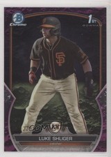 2023 Bowman Draft Chrome Fuchsia Lunar Refractor /199 Luke Shliger #BDC-47 0n64