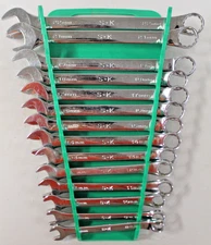 S.K Tools Combination Wrench Set: 15 Pc, 8 mm - 22 mm Wrench, Metric