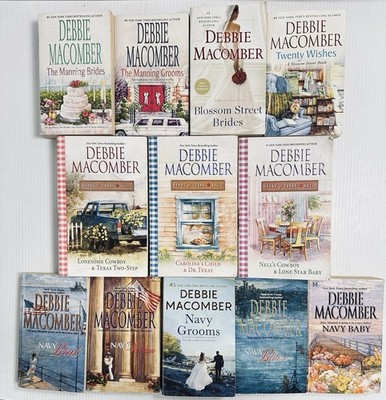 Debbie Macomber Lot 12 Romance Harbor Texas Navy Manning Blossom Series Books