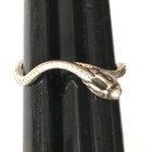 Vintage Ring MARKED BEAU 925 STERLING SILVER Size 7 Snake Band Jewelry lot y