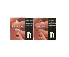 Creative CND Formation Versatile Nail 50 Tips - Pack of 2 - (Choose Your Size)