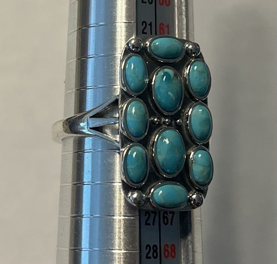 MCGI Sterling Silver 925 Multi Stone Turquoise St… - image 2