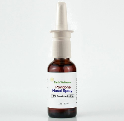 #ad #ad 1% Povidone Iodine and Saline 1 oz Nasal Spray in Glass Bottle $9.59