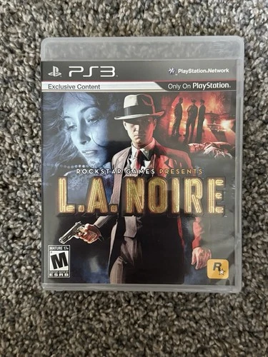L.A. Noire PS3 w/ Manual Traffic Case Insert Tested