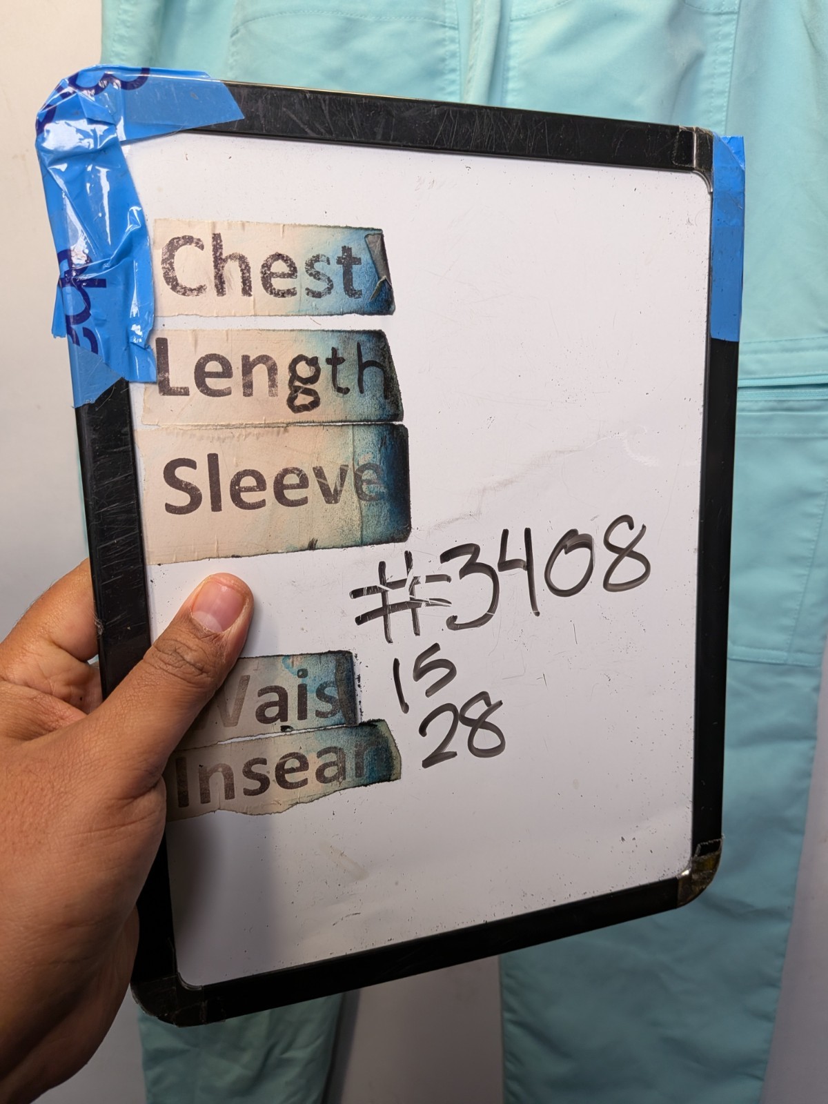 Figs Technical Collection Small Turquoise Scrub P… - image 7