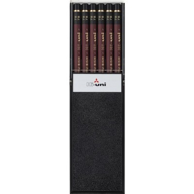 Uni Wooden Pencil 7B - Box of 12 for Art, Drawing, Craft