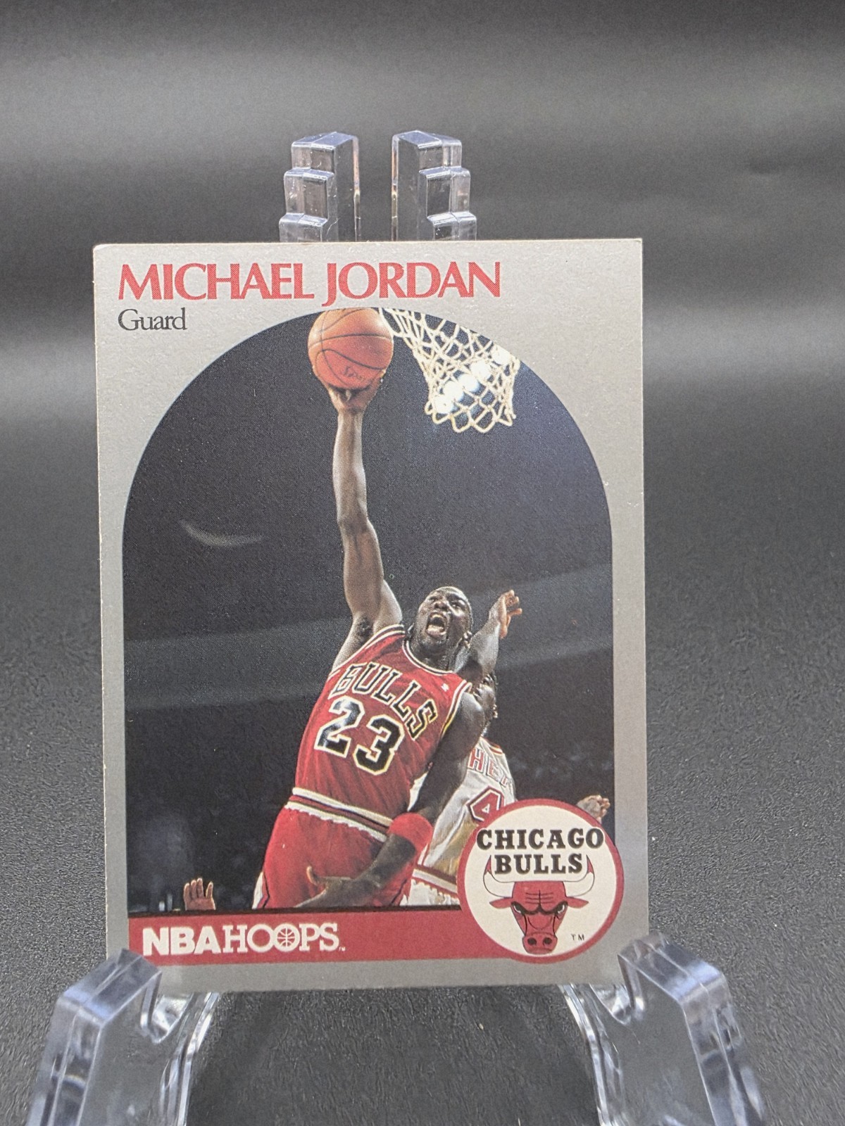 1990 NBA Hoops # 65 Michael Jordan - Chicago Bulls NM/M Classic Dunk