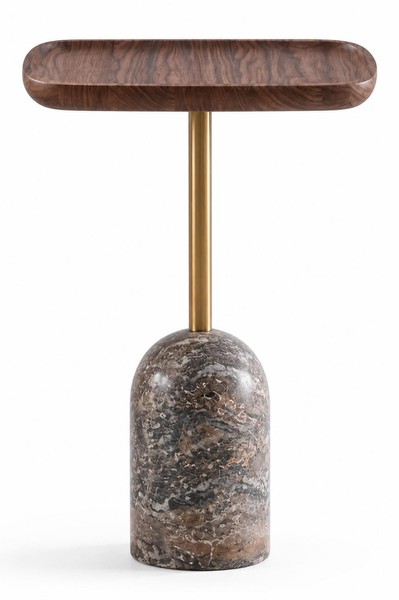 Beistelltisch Stil Modern Farbe Braun Neu Praktisch Bequem Wohnzimmer-image