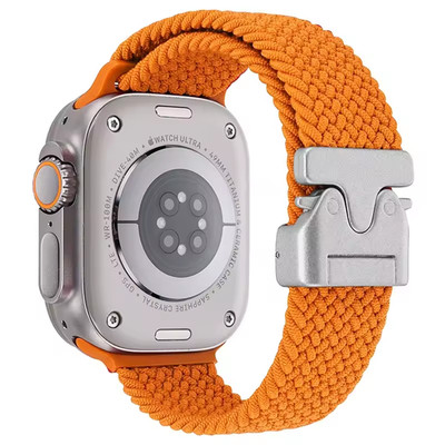 Nylon Sport Loop Armband für Apple Watch Series 2 3 4 5 6 7 8 9 10 SE + Ultra