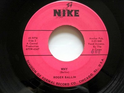 ROGER BALLIN 45 Look a Who Why NIKE soul 1960 Strong VG c5541