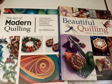 Lot 2 Art of Modern Quilling: Contemporary Paper Techniques, Beautiful Quilling