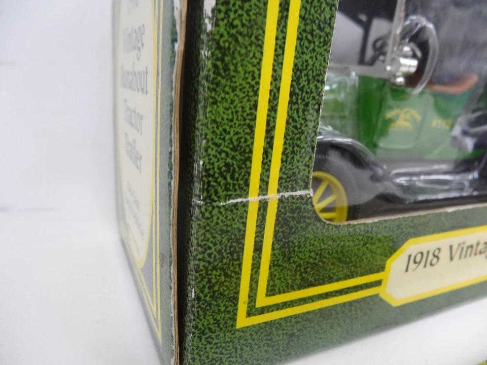 Remolque tractor Runabout Ertl John Deere 1918 de colección vehículo fundido a presión 1/25 NUEVO Foto 3 de 4