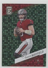 2023 Panini Donruss Elite Green Disco Baker Mayfield #9 0a21