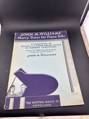 John M Williams Merry  Tunes for Piano solo  Song Book