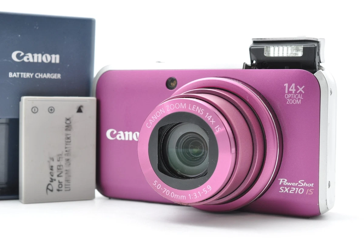 Cámara Digital Canon PowerShot A1100 IS Rosa – 12.1 MP, Zoom