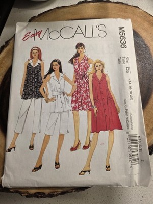 McCall's Patterns ~ All Patterns are Size 6-14  M5636
