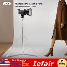 2pcs Photography Studio Lighting Softbox Photo Light Muslin Backdrop Stand Kit