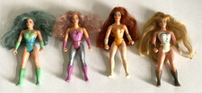 Vtg She-Ra Princess of Power 4 Figures Adora Mermista Glimmer & Castaspella