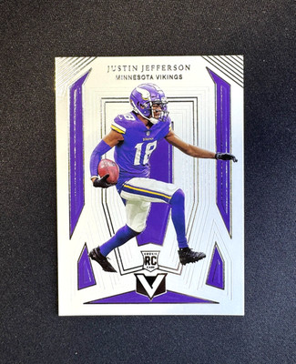 2020 Panini Chronicles Vertex Justin Jefferson RC #V-10 Vikings Rookie