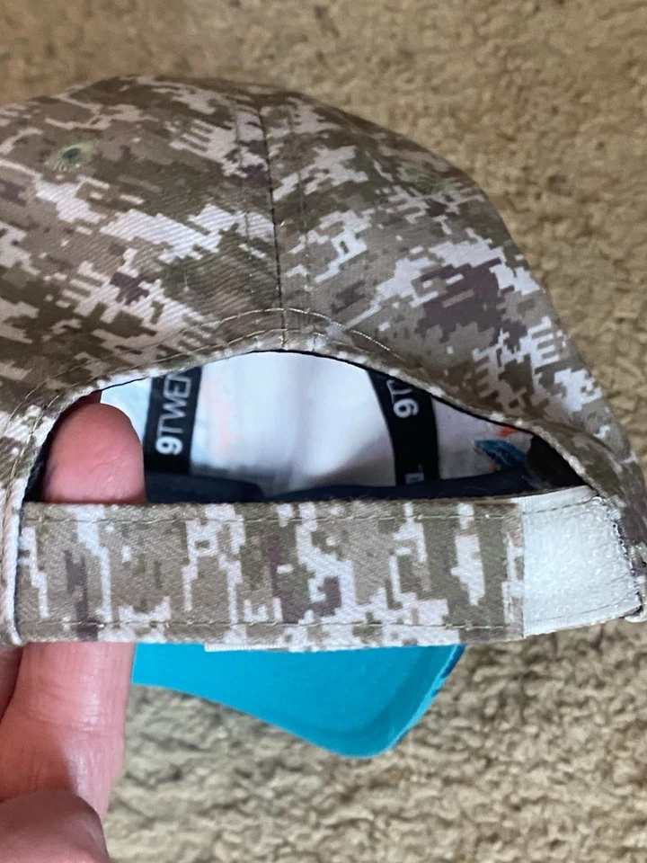 NFL Miami Dolphins Mujer Gorra Gorra Digital Camuflaje Estampado Turquesa Verde Fútbol Foto 3 de 4