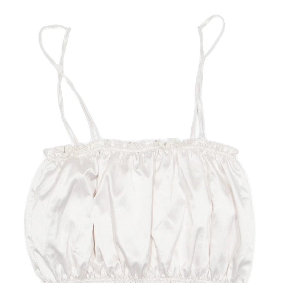 ZARA Womens Camisole Top Gold Sleeveless L - Image 4 of 4